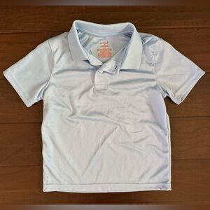 Cat & Jack light blue Uniform Polo size S (6/7)